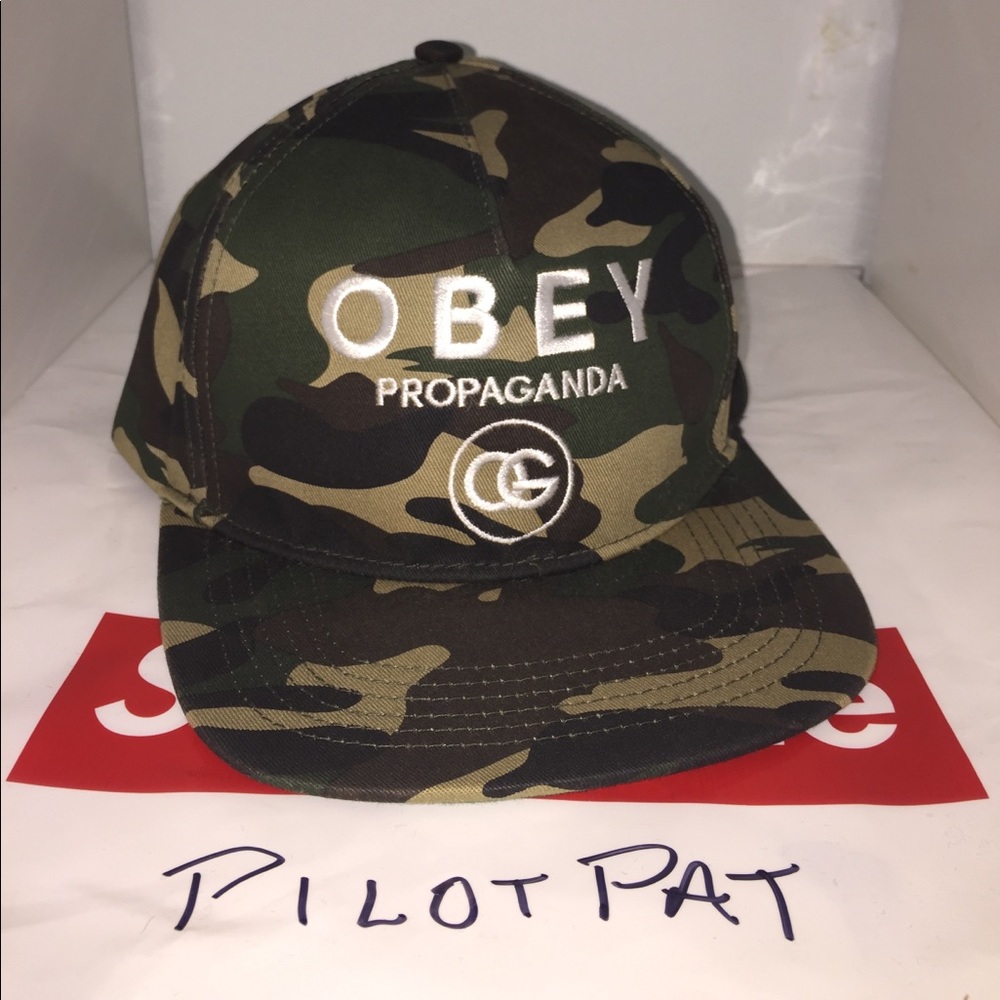 Obey Camo Snap-back